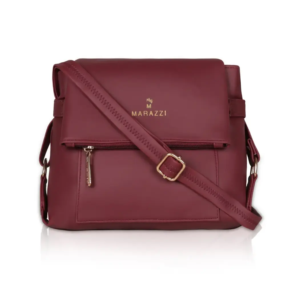 Maroon Women Sling Bag PLAN FALAP SLING
