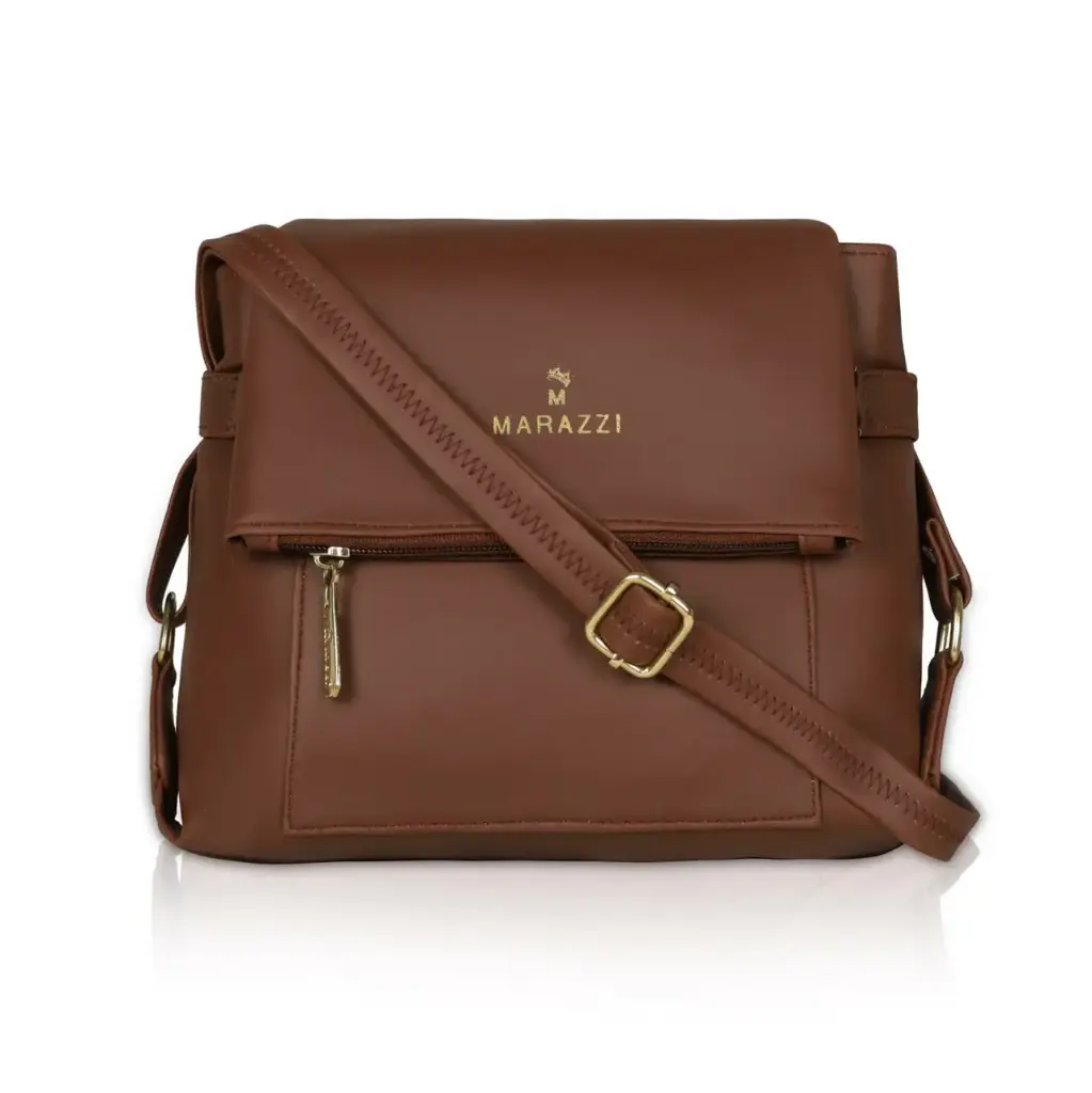 Tan Women Sling Bag PLAN FALAP SLING