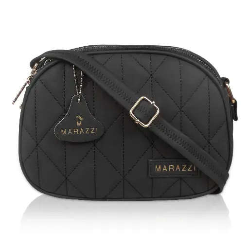 Black Women Sling Bag 3 chain