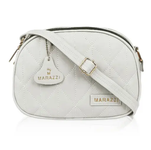 White Women Sling Bag 3 chain