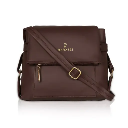 Brown Women Sling Bag PLAN FALAP SLING