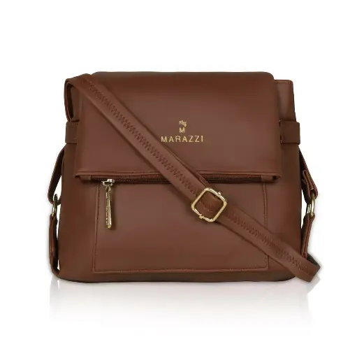 Tan Women Sling Bag PLAN FALAP SLING